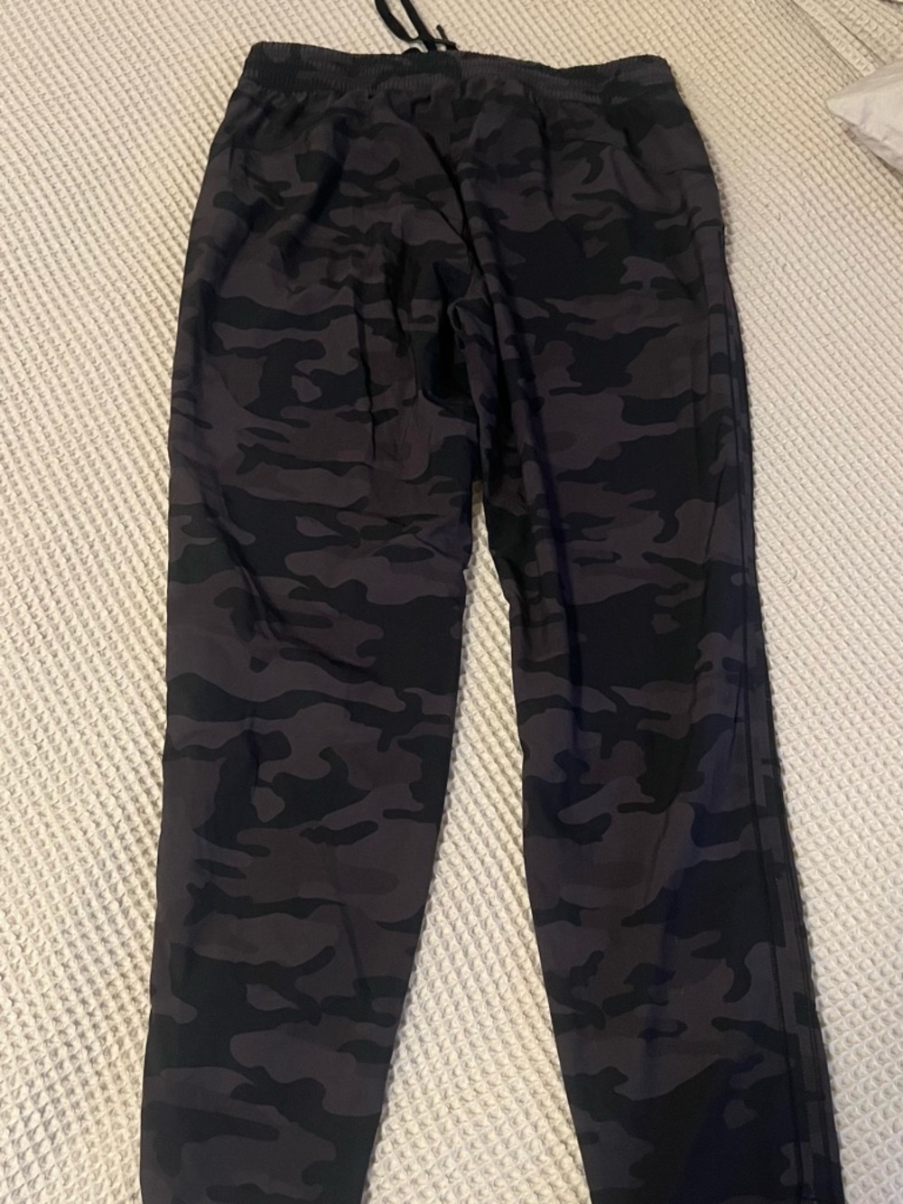 GAP gapfit Black Camo Drawstring Joggers Womens size small with pockets - Picture 3 of 6
